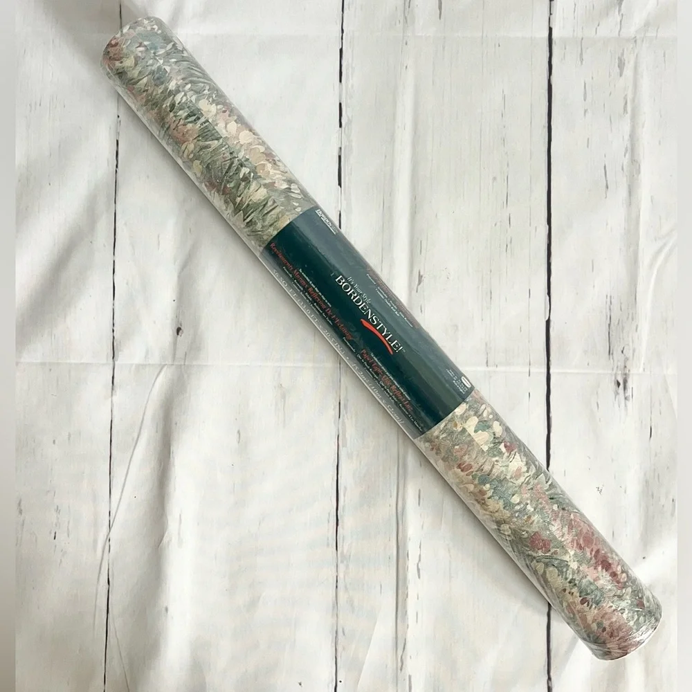 Vintage Borden Floral Wallpaper Roll Made in England WS5121 NWT Cottagecore